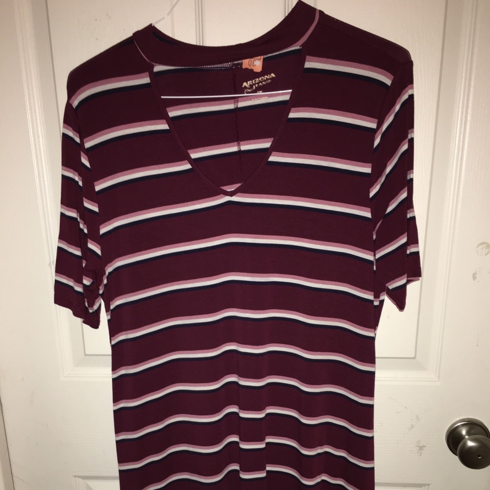 Chocked Striped Dress